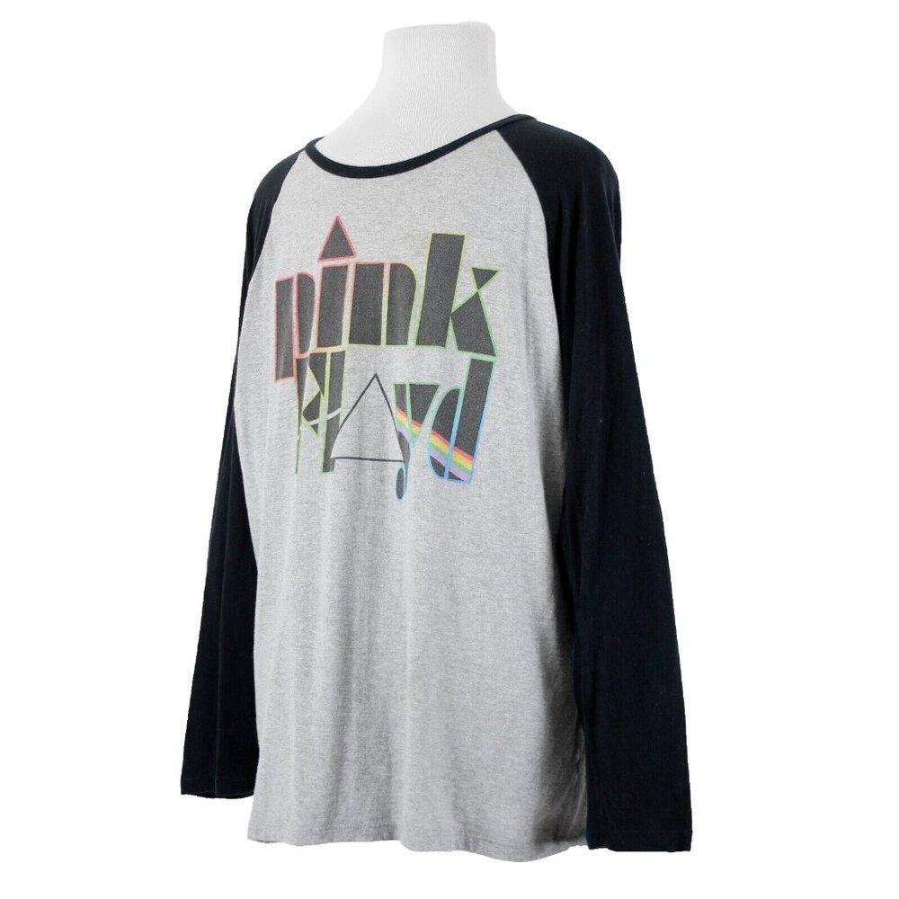 Pink Floyd Sz XXL Gray Black Multicolor Long Sleeve 100% Cotton AS IS Shirt